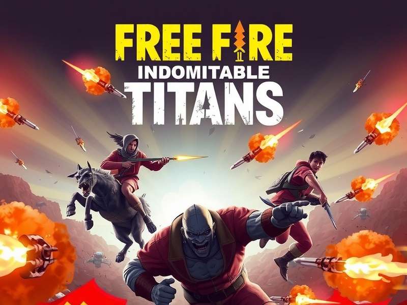 Free Fire Indomitable Titans Game Cover